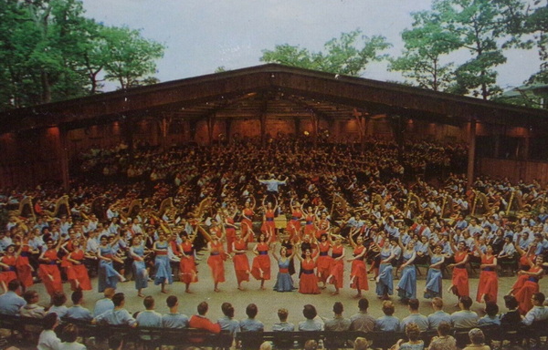 Interlochen Center for the Arts - Old Postcard View (newer photo)